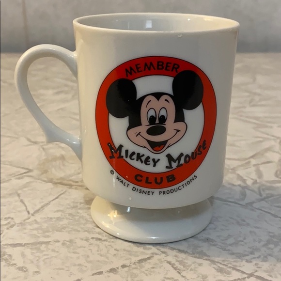 VtgMickey Mouse Club pedestal mug Walt DisneyJapan - Picture 1 of 9